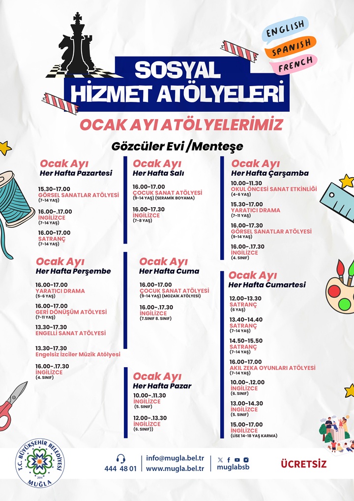 Gözcüler Evi Sosyal Hizmet Atölyeleri